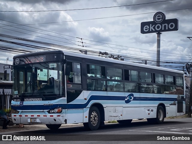 ATD - AutoTransportes Desamparados 113 na cidade de Desamparados, Desamparados, San José, Costa Rica, por Sebas Gamboa. Número da foto: #13120295.