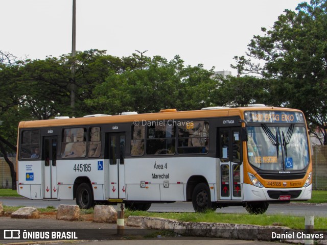 Auto Viação Marechal Brasília 445185 na cidade de Taguatinga, Distrito Federal, Brasil, por Daniel Chaves. Número da foto: #13120133.