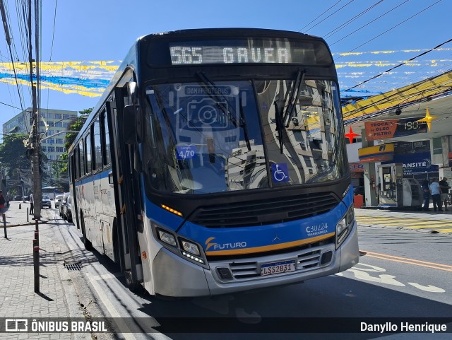 Transportes Futuro C30224 na cidade de Rio de Janeiro, Rio de Janeiro, Brasil, por Danyllo Henrique. Número da foto: #13122836.