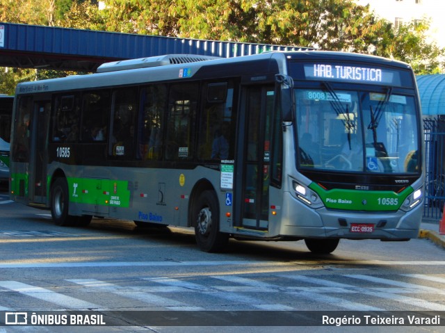 Viação Santa Brígida 1 0585 na cidade de São Paulo, São Paulo, Brasil, por Rogério Teixeira Varadi. Número da foto: #13121123.