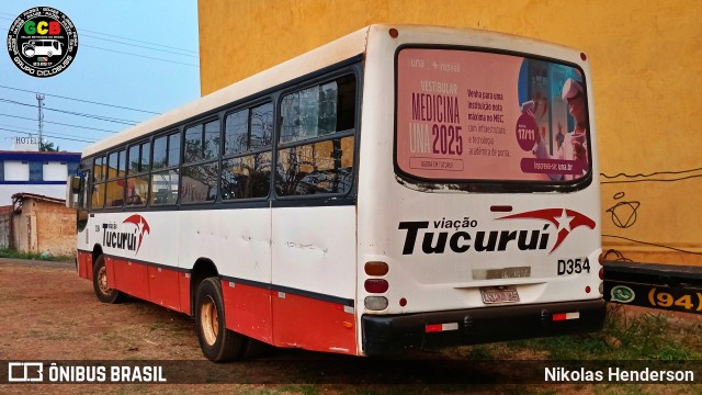Viação Tucuruí D354 na cidade de Tucuruí, Pará, Brasil, por Nikolas Henderson. Número da foto: #13120534.