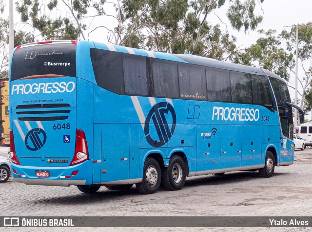 Auto Viação Progresso 6048 na cidade de Caruaru, Pernambuco, Brasil, por Ytalo Alves. Número da foto: #13121415.