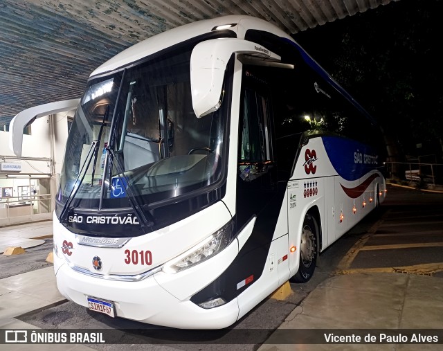 Viação São Cristóvão 3010 na cidade de Itaúna, Minas Gerais, Brasil, por Vicente de Paulo Alves. Número da foto: #13123125.