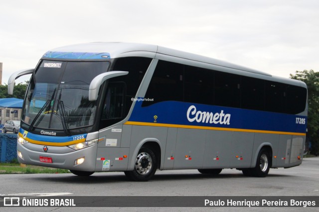 Viação Cometa 17205 na cidade de São Paulo, São Paulo, Brasil, por Paulo Henrique Pereira Borges. Número da foto: #13125108.