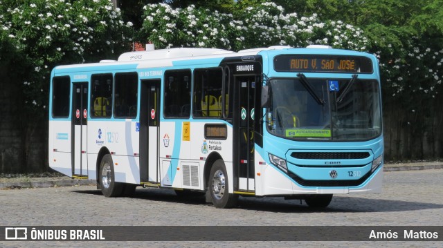Auto Viação São José 12512 na cidade de Fortaleza, Ceará, Brasil, por Amós  Mattos. Número da foto: #13124549.