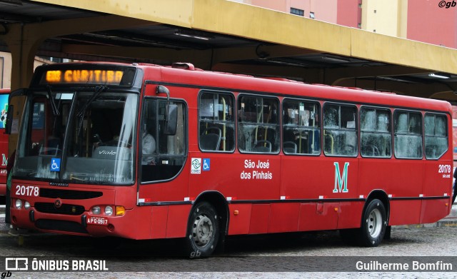 Auto Viação São José dos Pinhais 20178 na cidade de Curitiba, Paraná, Brasil, por Guilherme Bomfim. Número da foto: #13125195.