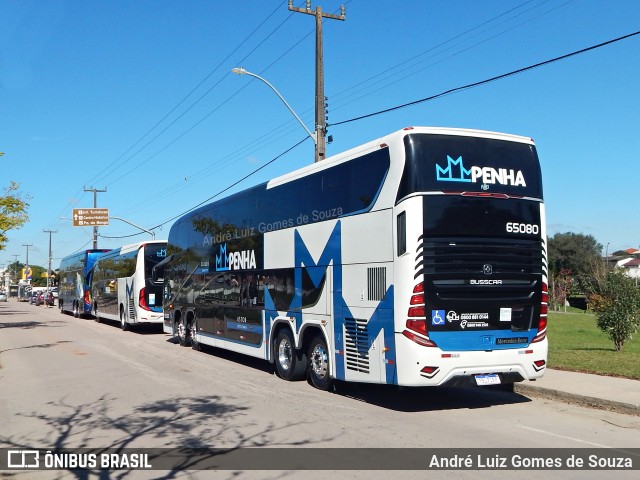 Empresa de Ônibus Nossa Senhora da Penha 65080 na cidade de Lapa, Paraná, Brasil, por André Luiz Gomes de Souza. Número da foto: #13125345.