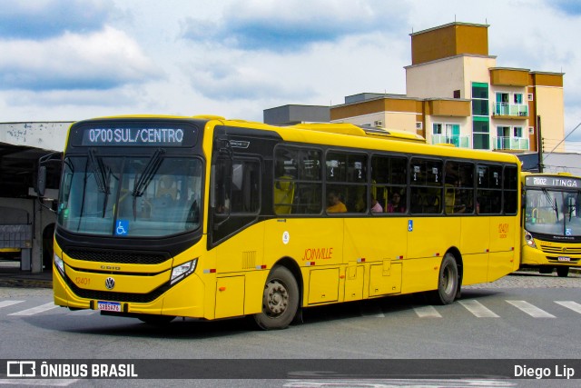 Gidion Transporte e Turismo 12401 na cidade de Joinville, Santa Catarina, Brasil, por Diego Lip. Número da foto: #13125018.