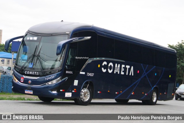 Viação Cometa 724537 na cidade de São Paulo, São Paulo, Brasil, por Paulo Henrique Pereira Borges. Número da foto: #13125133.