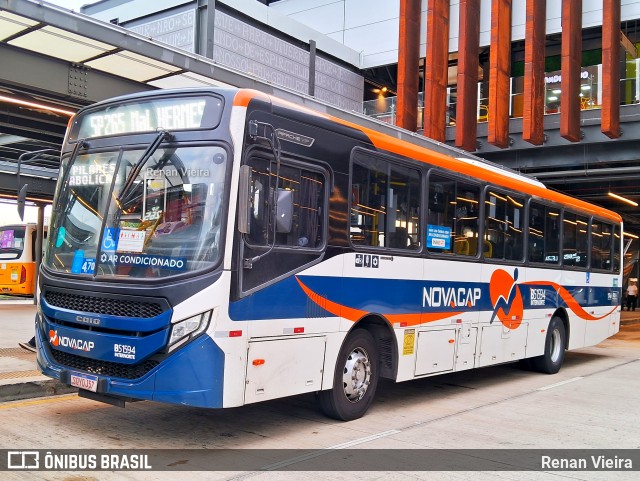 Viação Novacap B51594 na cidade de Rio de Janeiro, Rio de Janeiro, Brasil, por Renan Vieira. Número da foto: #13124585.