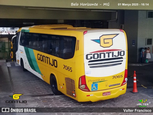 Empresa Gontijo de Transportes 7065 na cidade de Belo Horizonte, Minas Gerais, Brasil, por Valter Francisco. Número da foto: #13123758.