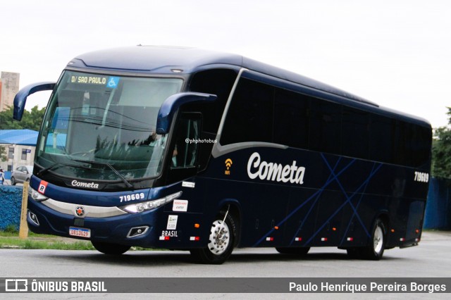 Viação Cometa 719609 na cidade de São Paulo, São Paulo, Brasil, por Paulo Henrique Pereira Borges. Número da foto: #13125122.
