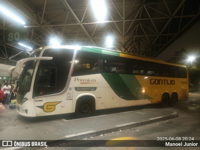 Empresa Gontijo de Transportes 15055 na cidade de São Paulo, São Paulo, Brasil, por Manoel Junior. Número da foto: #13123946.
