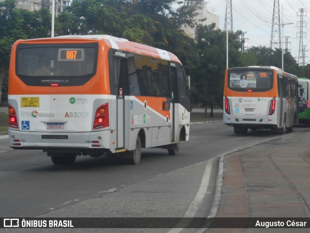 Linave Transportes A03059 na cidade de Nova Iguaçu, Rio de Janeiro, Brasil, por Augusto César. Número da foto: #13124098.