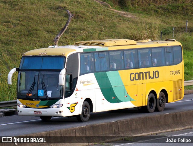 Empresa Gontijo de Transportes 17085 na cidade de Canas, São Paulo, Brasil, por João Felipe. Número da foto: #13124193.