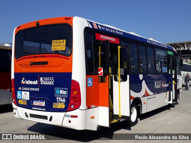 Viação Ideal B28555 na cidade de Duque de Caxias, Rio de Janeiro, Brasil, por Paulo Alexandre da Silva. Número da foto: #13124048.