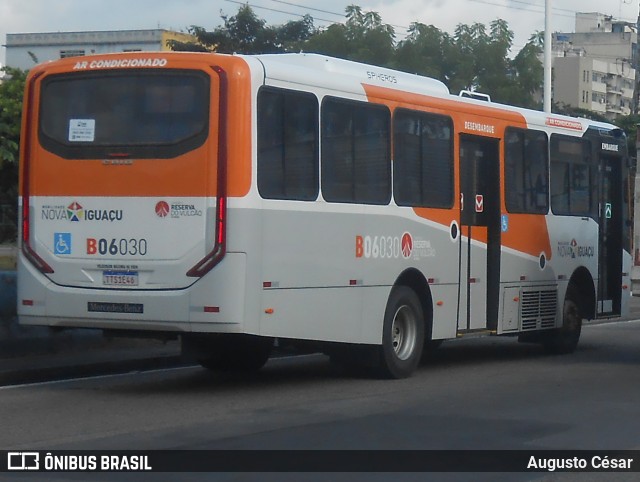 Expresso Nossa Senhora da Glória B06030 na cidade de Nova Iguaçu, Rio de Janeiro, Brasil, por Augusto César. Número da foto: #13124080.