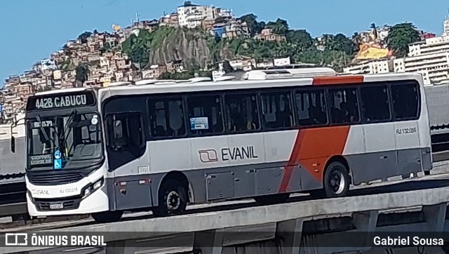 Evanil Transportes e Turismo RJ 132.055 na cidade de Rio de Janeiro, Rio de Janeiro, Brasil, por Gabriel Sousa. Número da foto: #13124481.