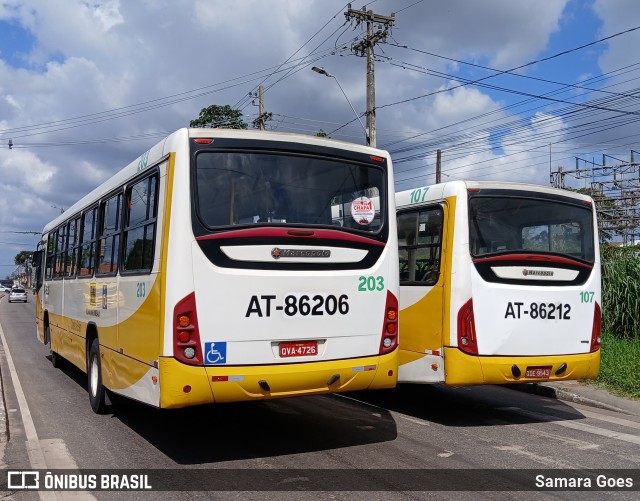 Empresa de Transportes Nova Marambaia AT-86206 na cidade de Belém, Pará, Brasil, por Samara Goes. Número da foto: #13123600.