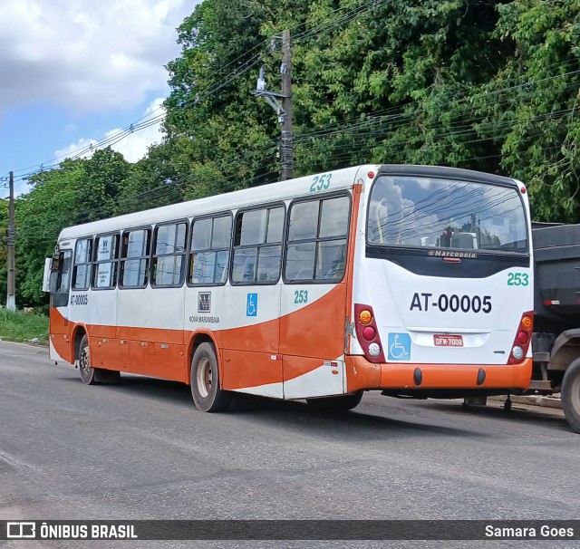 Empresa de Transportes Nova Marambaia AT-00005 na cidade de Belém, Pará, Brasil, por Samara Goes. Número da foto: #13123598.