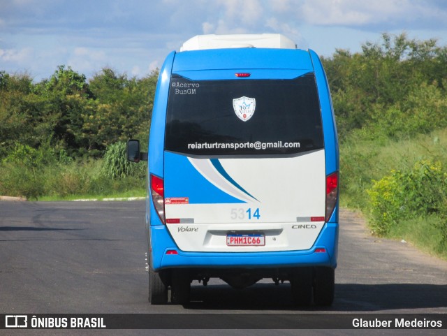 Rei Artur Transporte e Turismo 5314 na cidade de Teresina, Piauí, Brasil, por Glauber Medeiros. Número da foto: #13124509.