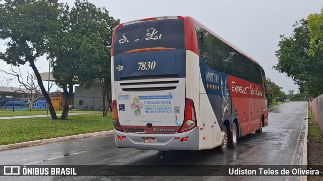 Expresso São Luiz 7830 na cidade de Brasília, Distrito Federal, Brasil, por Udiston Teles de Oliveira. Número da foto: #13123028.