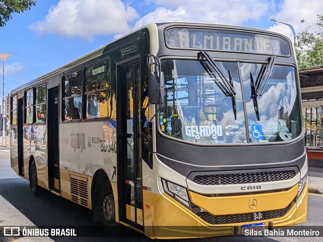 Belém Rio Transportes BD-340 na cidade de Belém, Pará, Brasil, por Silas Bahia Monteiro. Número da foto: #13123315.