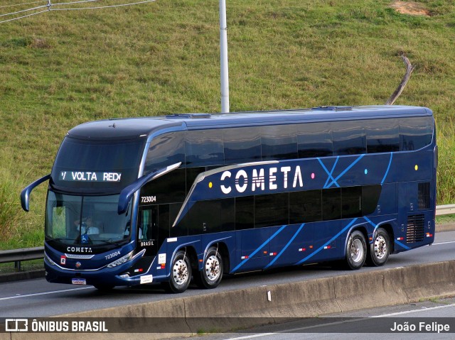 Viação Cometa 723004 na cidade de Canas, São Paulo, Brasil, por João Felipe. Número da foto: #13124175.