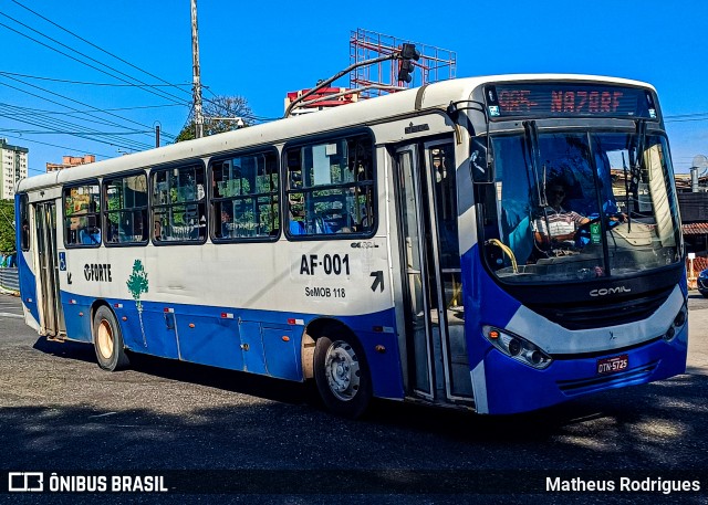 Viação Forte AF-001 na cidade de Belém, Pará, Brasil, por Matheus Rodrigues. Número da foto: #13124146.