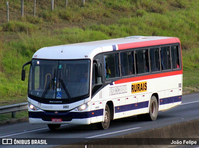 Viação Piracicabana 3002 na cidade de Canas, São Paulo, Brasil, por João Felipe. Número da foto: #13124814.