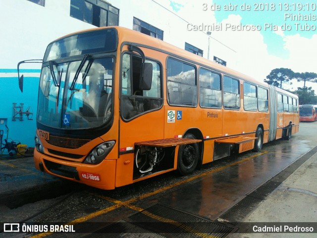 Expresso Azul 17410 na cidade de Pinhais, Paraná, Brasil, por Cadmiel Pedroso. Número da foto: #13122970.