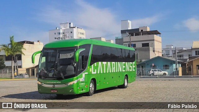Auto Viação Catarinense 3382 na cidade de Balneário Camboriú, Santa Catarina, Brasil, por Fábio Paixão. Número da foto: #13123056.