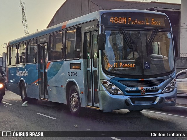 Auto Ônibus Fagundes RJ 101.302 na cidade de Niterói, Rio de Janeiro, Brasil, por Cleiton Linhares. Número da foto: #13123224.