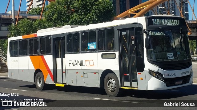 Evanil Transportes e Turismo RJ 132.001 na cidade de Rio de Janeiro, Rio de Janeiro, Brasil, por Gabriel Sousa. Número da foto: #13124484.