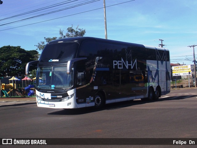 Empresa de Ônibus Nossa Senhora da Penha 59030 na cidade de Cascavel, Paraná, Brasil, por Felipe  Dn. Número da foto: #13125218.