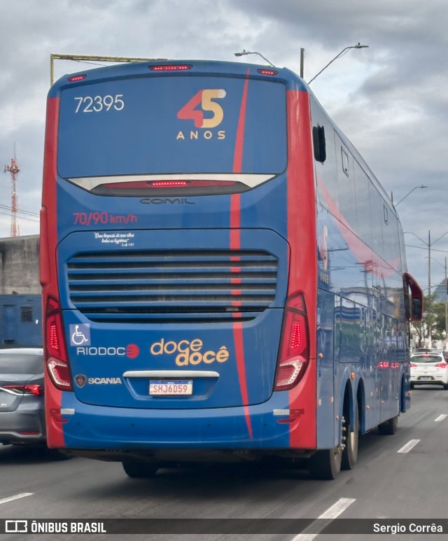 Viação Riodoce 72395 na cidade de Vila Velha, Espírito Santo, Brasil, por Sergio Corrêa. Número da foto: #13125852.