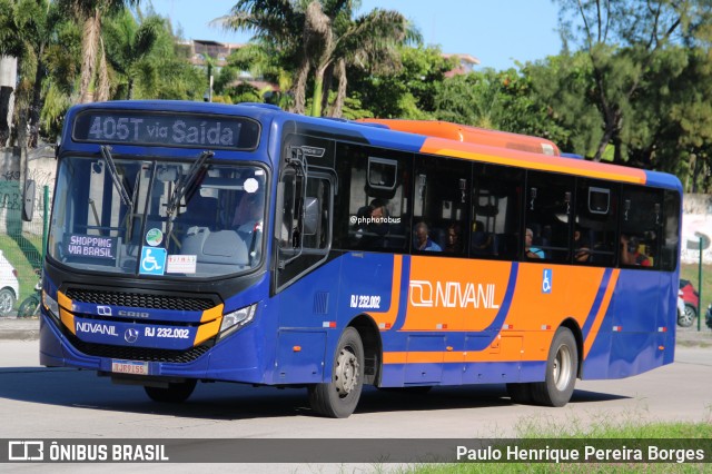 Evanil Tur > Novanil RJ 232.002 na cidade de Rio de Janeiro, Rio de Janeiro, Brasil, por Paulo Henrique Pereira Borges. Número da foto: #13127322.
