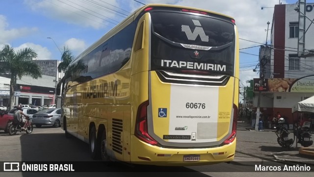 Viação Nova Itapemirim 60676 na cidade de Feira de Santana, Bahia, Brasil, por Marcos Antônio. Número da foto: #13126877.