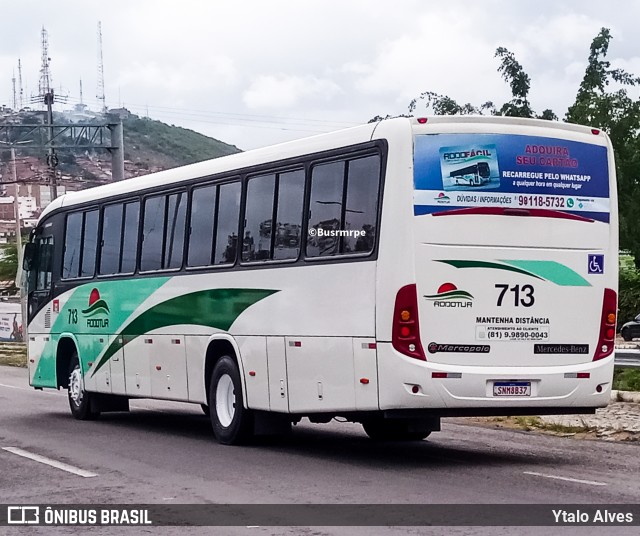 Rodotur Turismo 713 na cidade de Caruaru, Pernambuco, Brasil, por Ytalo Alves. Número da foto: #13125836.
