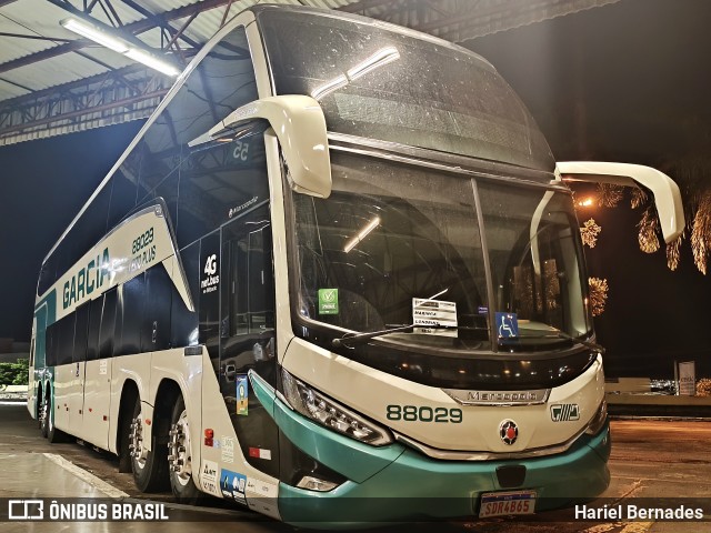 Viação Garcia 88029 na cidade de Londrina, Paraná, Brasil, por Hariel Bernades. Número da foto: #13127006.