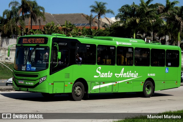 Transportes Santo Antônio RJ 161.153 na cidade de Rio de Janeiro, Rio de Janeiro, Brasil, por Manoel Mariano. Número da foto: #13128152.