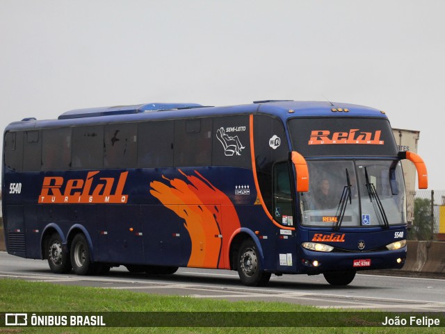 Reial Turismo 5540 na cidade de Lorena, São Paulo, Brasil, por João Felipe. Número da foto: #13126193.