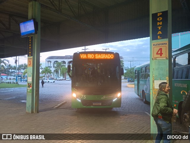 Viação Graciosa 75 na cidade de Paranaguá, Paraná, Brasil, por DIOGO dd. Número da foto: #13125645.