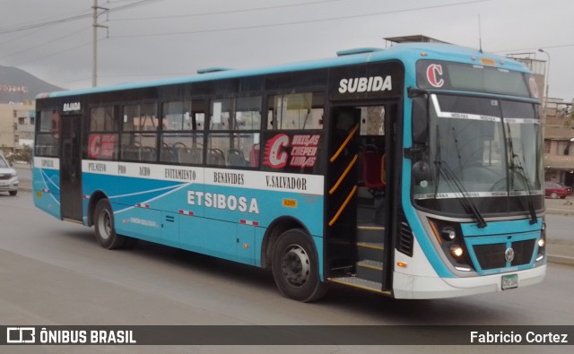 ETSIBOSA - Empresa de Transportes Simon Bolívar  na cidade de Villa El Salvador, Lima, Lima Metropolitana, Peru, por Fabricio Cortez. Número da foto: #13126528.