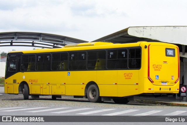 Gidion Transporte e Turismo 12402 na cidade de Joinville, Santa Catarina, Brasil, por Diego Lip. Número da foto: #13127897.