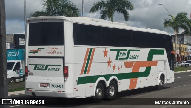 Transoares 700-01 na cidade de Feira de Santana, Bahia, Brasil, por Marcos Antônio. Número da foto: #13125610.