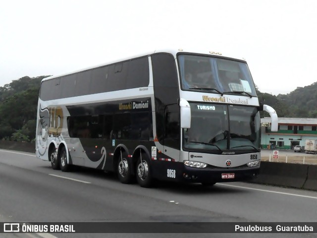 WD Transportes Turísticos 9858 na cidade de Garuva, Santa Catarina, Brasil, por Paulobuss  Guaratuba. Número da foto: #13127486.