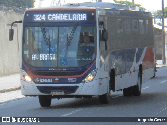 Viação Ideal B28619 na cidade de Rio de Janeiro, Rio de Janeiro, Brasil, por Augusto César. Número da foto: #13126529.