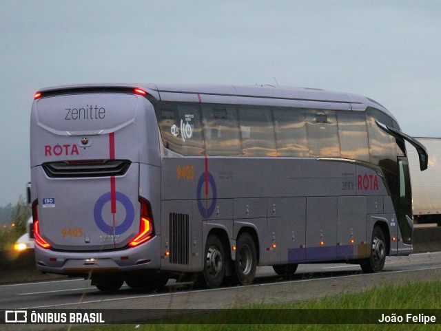 Rota Transportes Rodoviários 9405 na cidade de Canas, São Paulo, Brasil, por João Felipe. Número da foto: #13128066.