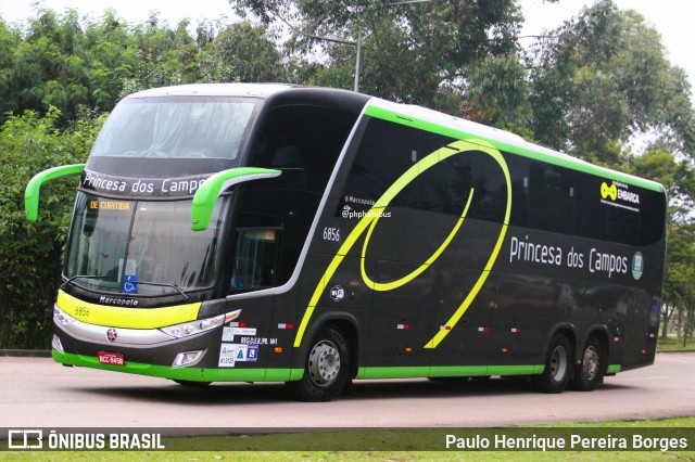 Expresso Princesa dos Campos 6856 na cidade de Curitiba, Paraná, Brasil, por Paulo Henrique Pereira Borges. Número da foto: #13127422.